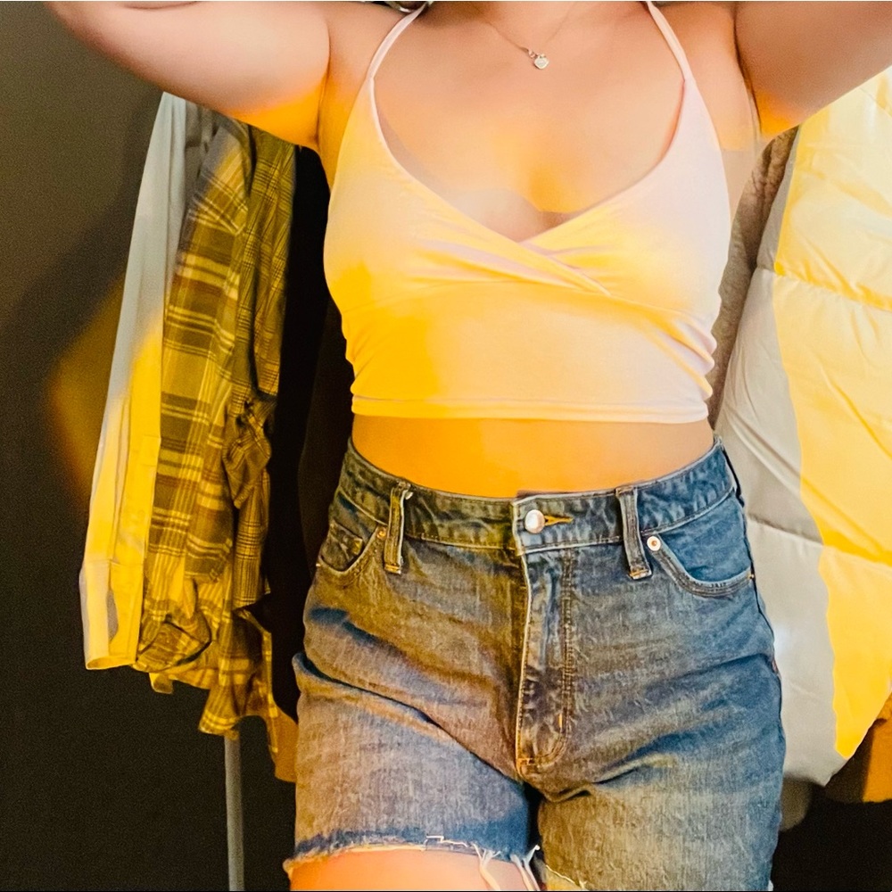 Light Pink Crop Top